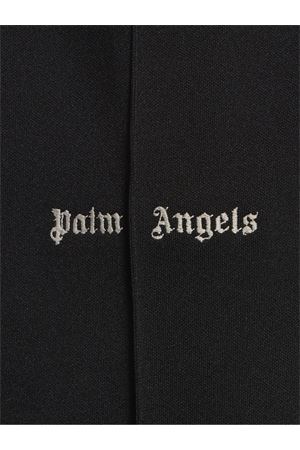 Black cotton track pants PALM ANGELS | PWCJ010S24FAB0011003